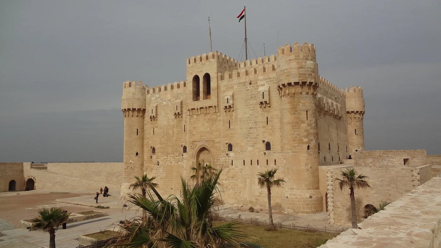 Cairo & Alexandria "One Night By Plane" | Pyramids of Giza, Sphinx, Catacombs, Qaitbay Citadel.
